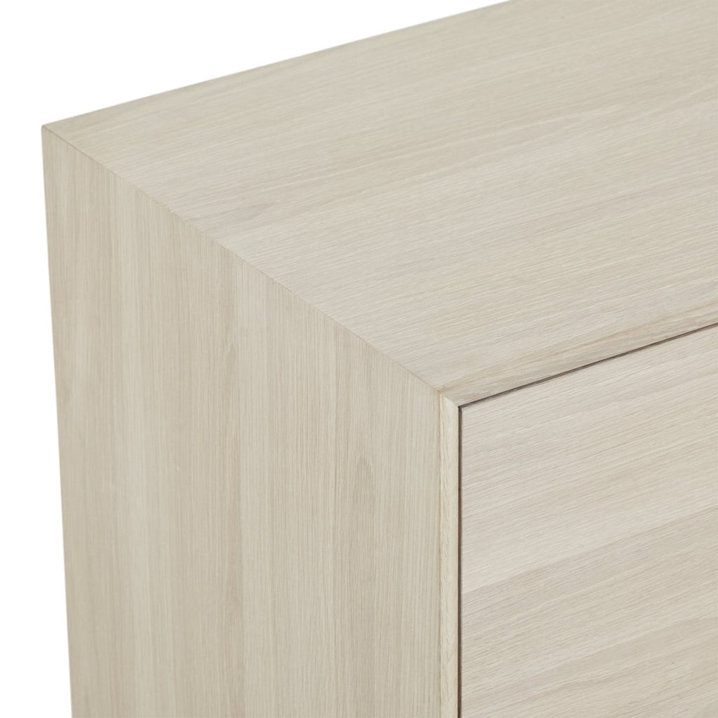 Sideboard mit 2 Türen - 160 cm breit - Eiche bianco - FURNHOUSE