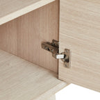 Porto Sideboard mit 3 Türen - 212 cm breit - Eiche Weiß geöltes - FURNHOUSE