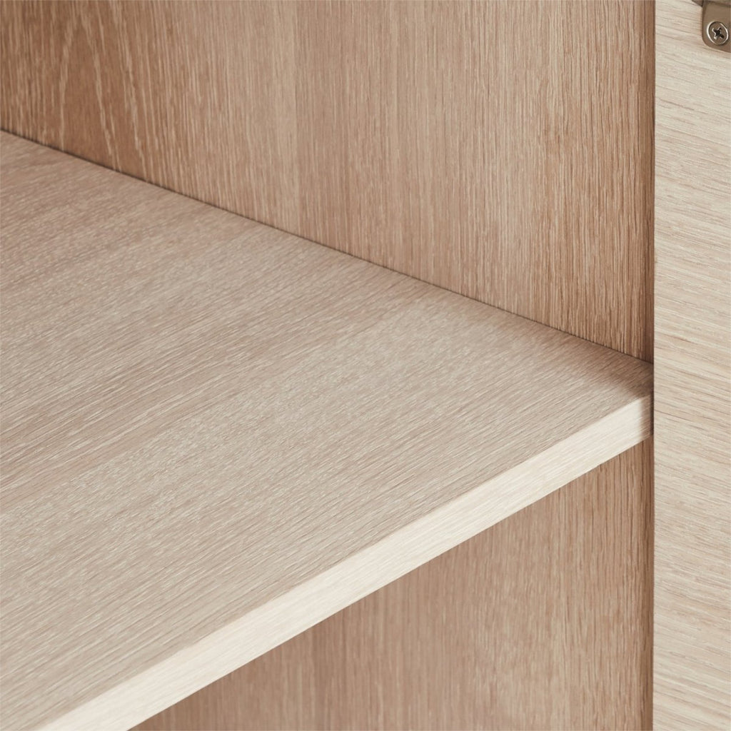 Porto Sideboard mit 3 Türen - 212 cm breit - Eiche Weiß geöltes - FURNHOUSE