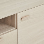 Porto Sideboard mit 3 Türen - 212 cm breit - Eiche Weiß geöltes - FURNHOUSE