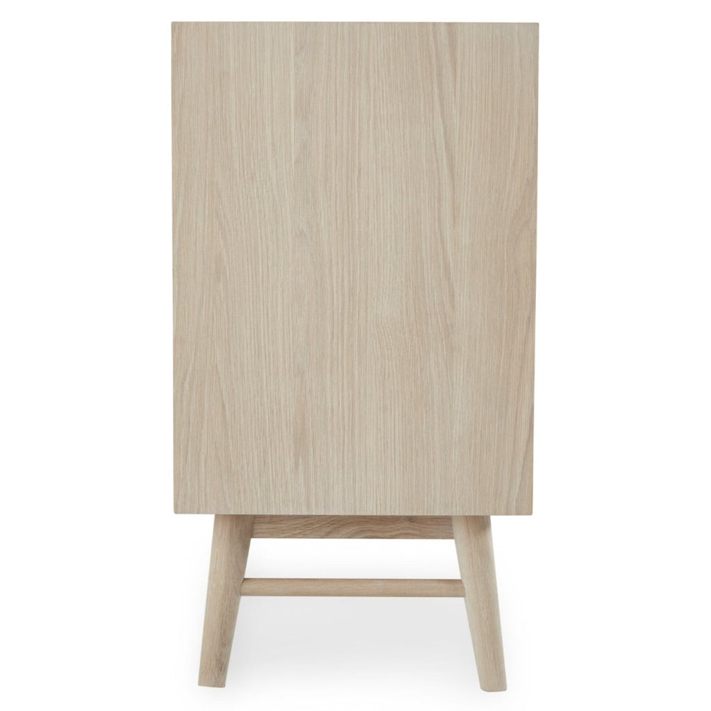 Porto Sideboard mit 3 Türen - 212 cm breit - Eiche Weiß geöltes - FURNHOUSE