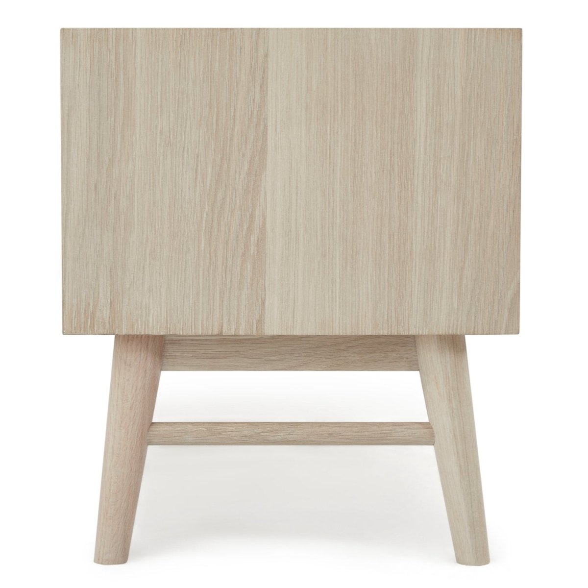 Porto TV-Tisch mit 2 Türen - 160 cm breit - Eiche Weiß geöltes - FURNHOUSE