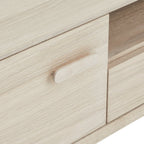 Porto TV-Tisch mit 2 Türen - 160 cm breit - Eiche Weiß geöltes - FURNHOUSE