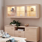 Wandschrank Porto 160 cm Eiche bianco im Wohnbereich