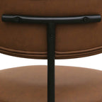 Roxy Bürostuhl - Kunstleder Dunkelbraun - FURNHOUSE