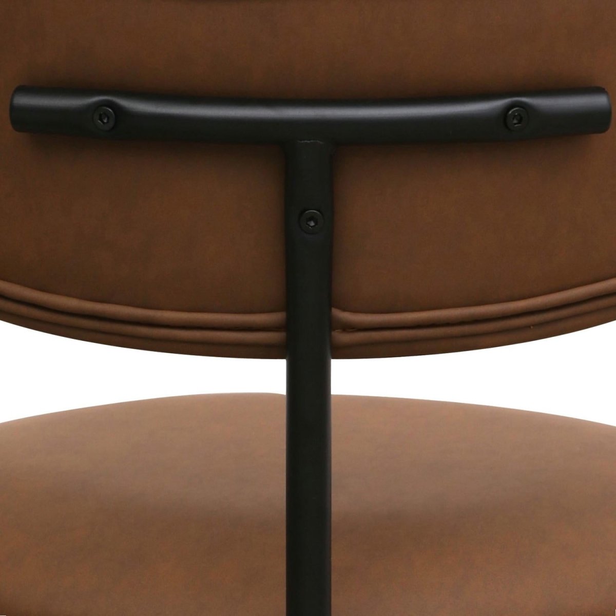 Roxy Bürostuhl - Kunstleder Dunkelbraun - FURNHOUSE