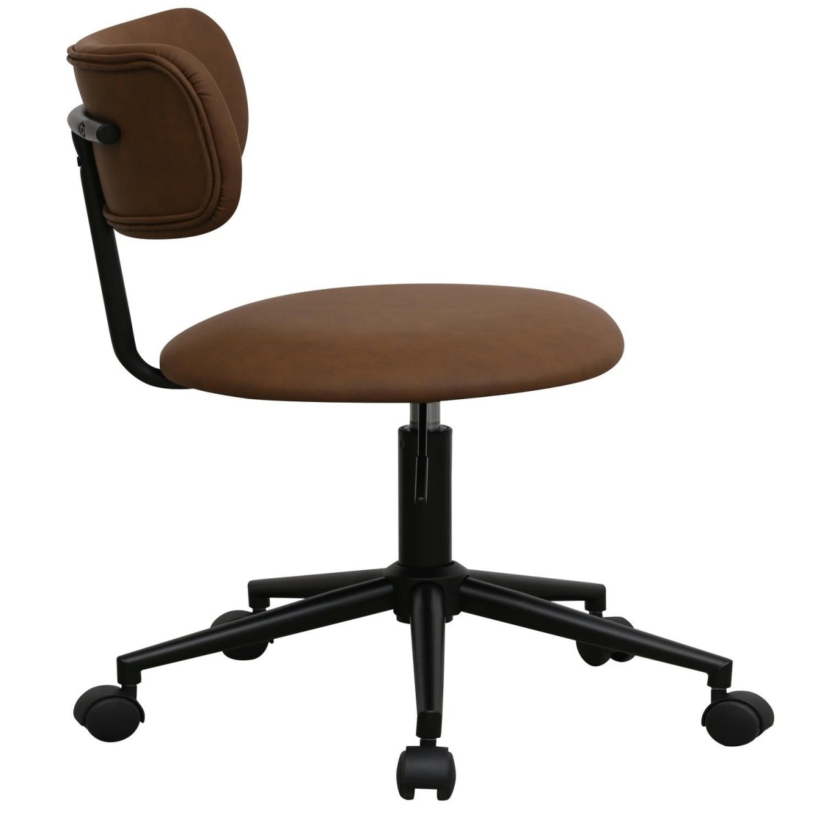 Roxy Bürostuhl - Kunstleder Dunkelbraun - FURNHOUSE