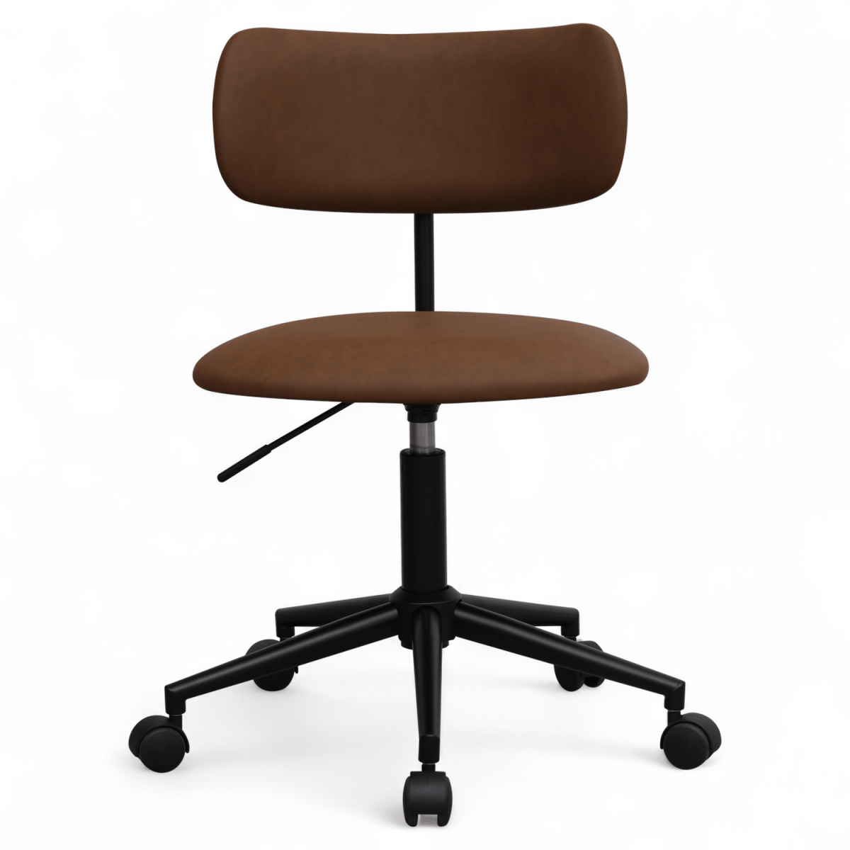 Roxy Bürostuhl - Kunstleder Dunkelbraun - FURNHOUSE