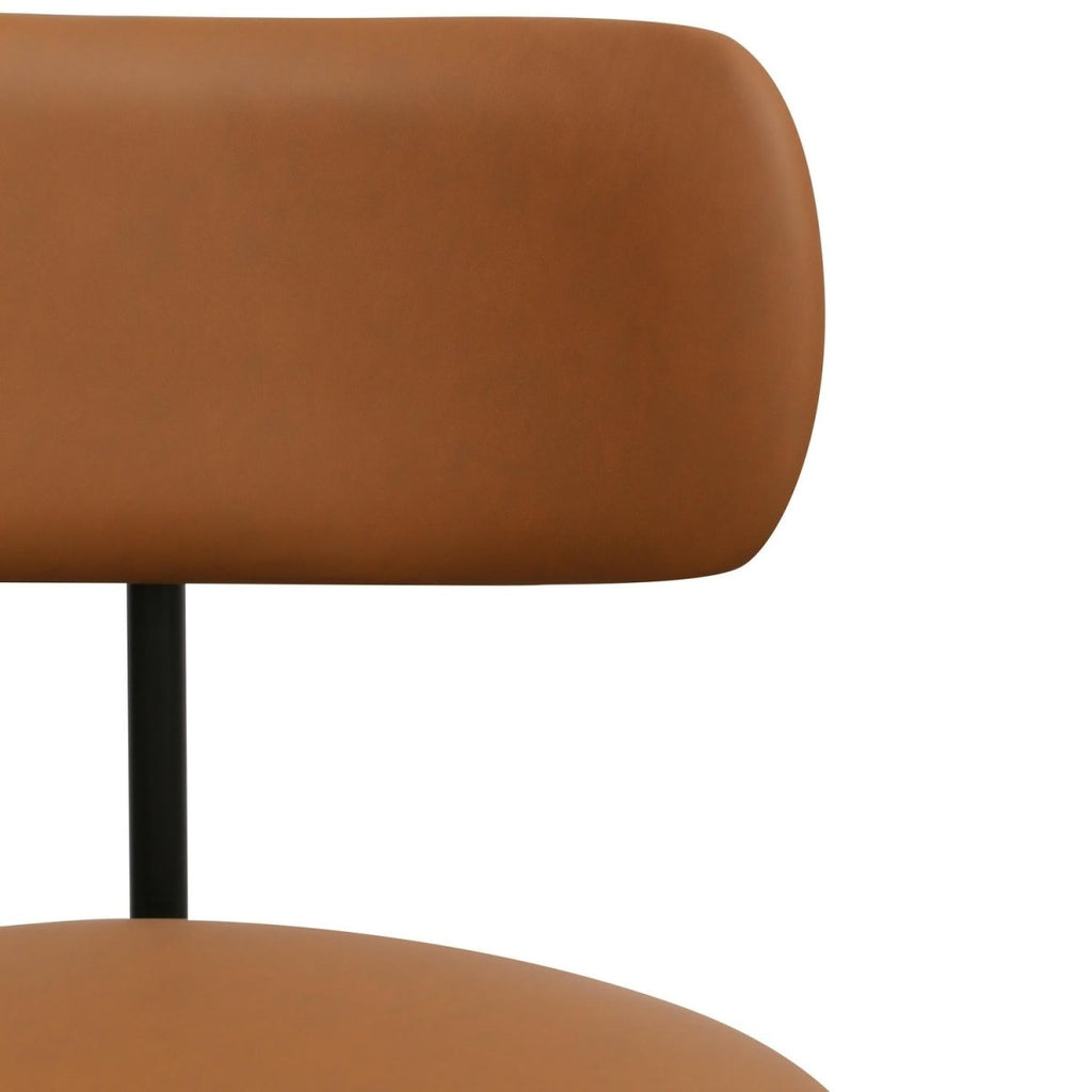 Roxy Bürostuhl - Kunstleder Hellbraun - FURNHOUSE