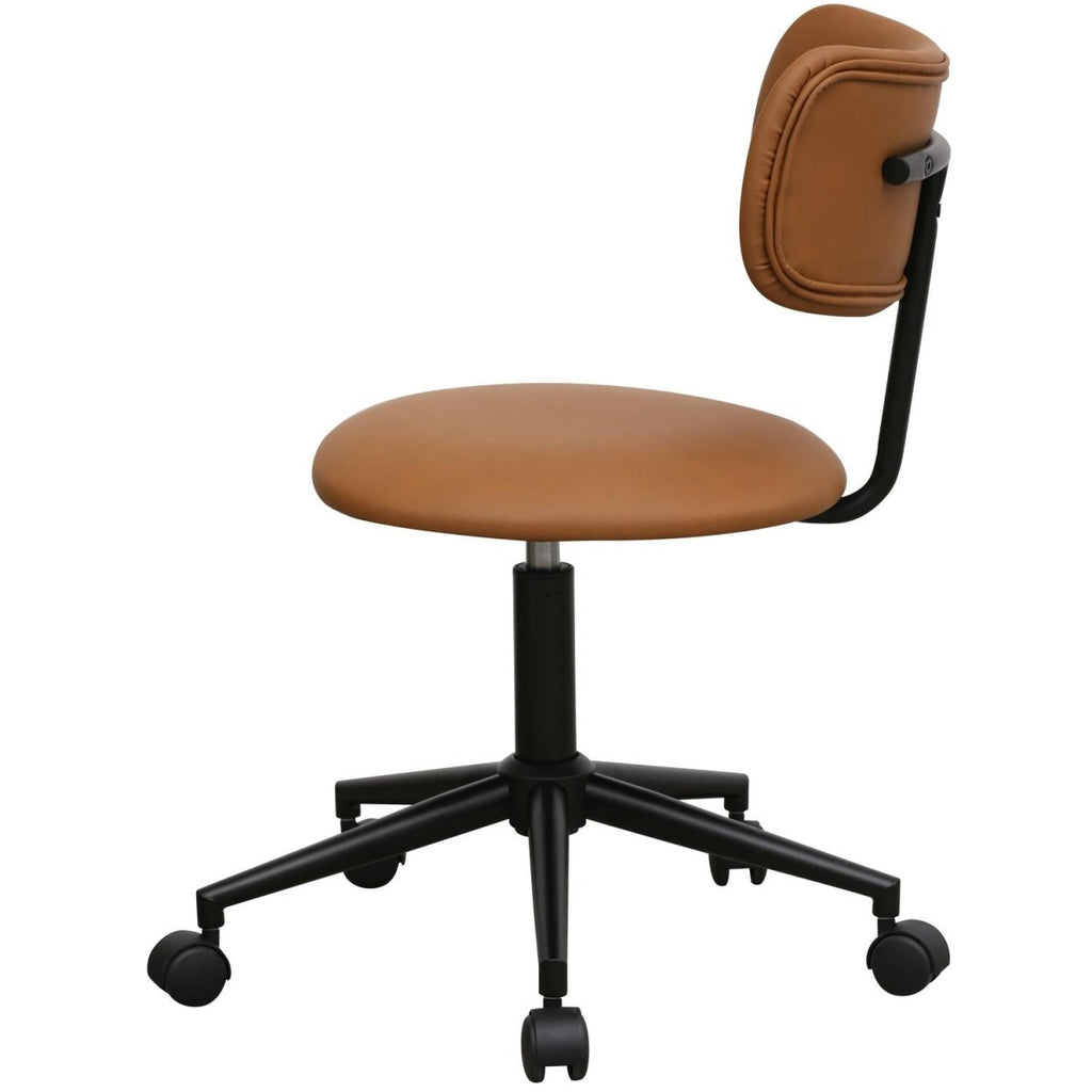 Roxy Bürostuhl - Kunstleder Hellbraun - FURNHOUSE