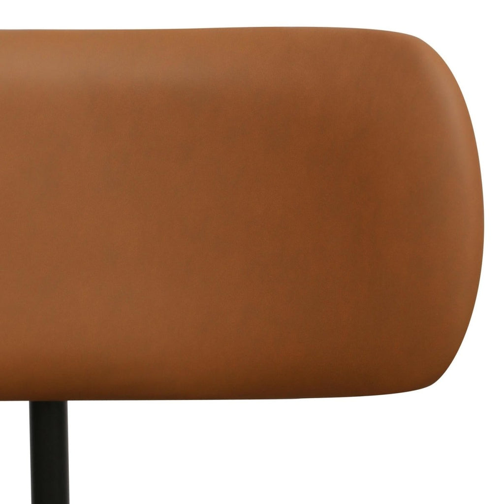 Roxy Bürostuhl - Kunstleder Hellbraun - FURNHOUSE