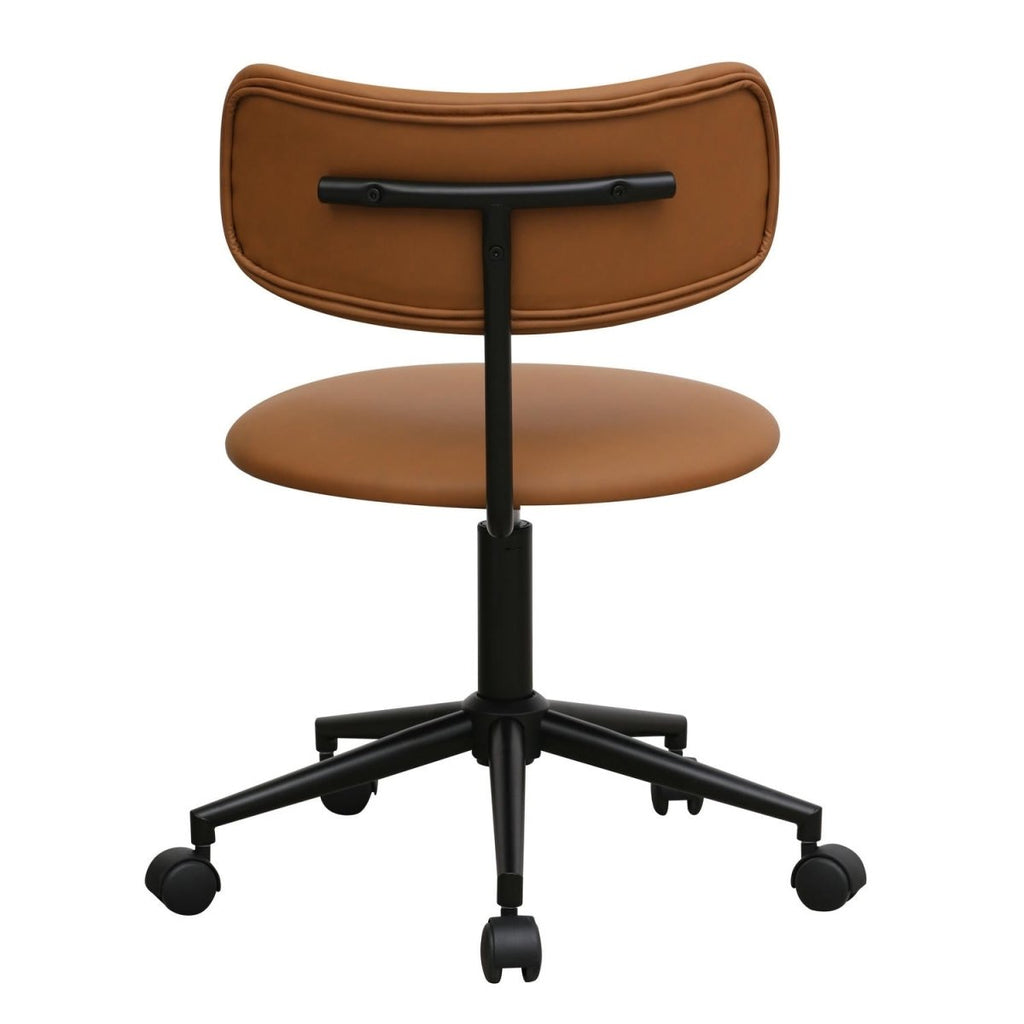 Roxy Bürostuhl - Kunstleder Hellbraun - FURNHOUSE