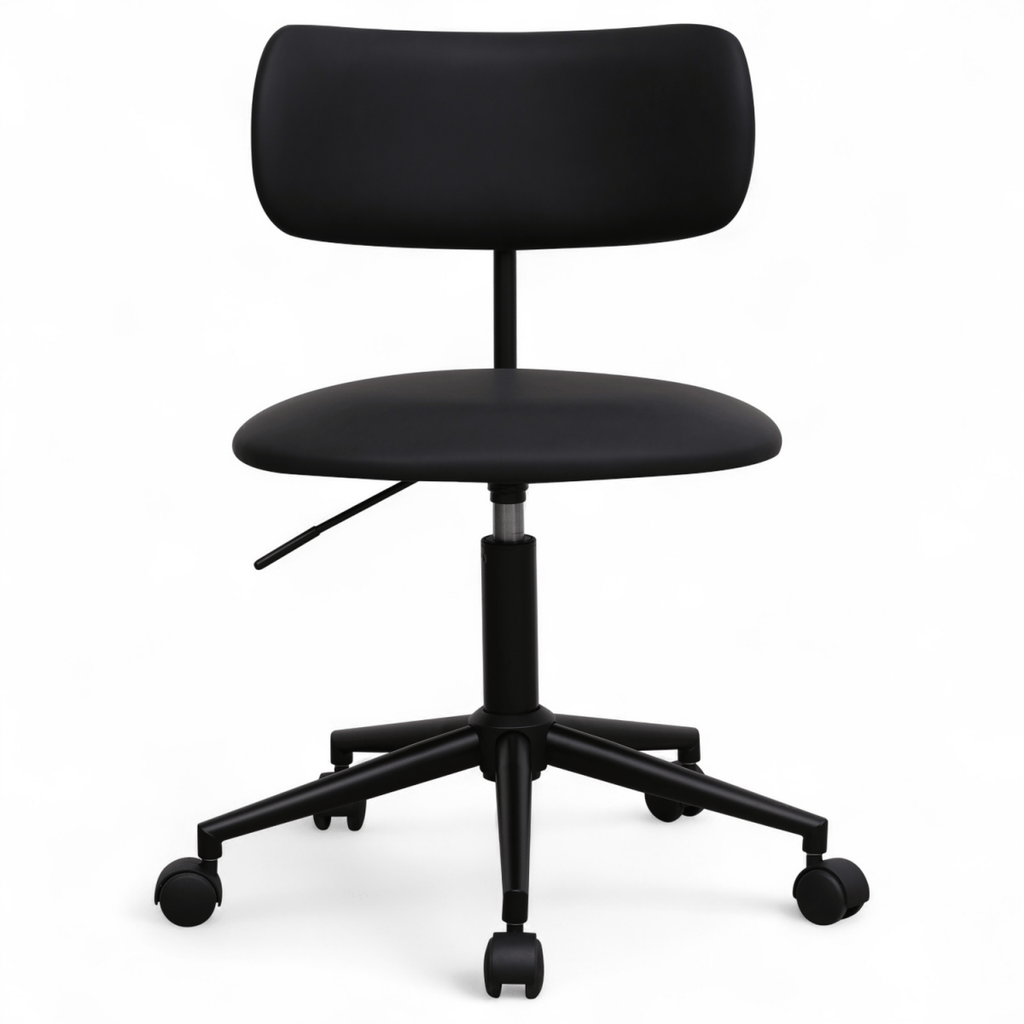 Roxy Bürostuhl - Kunstleder Schwarz - FURNHOUSE