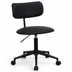 Roxy Bürostuhl - Kunstleder Schwarz - FURNHOUSE