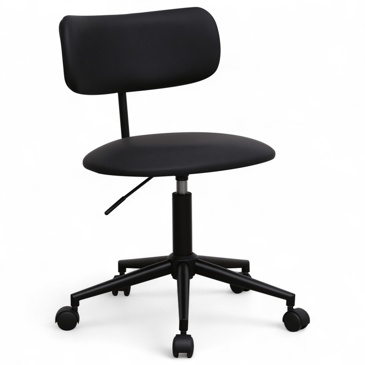 Roxy Bürostuhl - Kunstleder Schwarz - FURNHOUSE