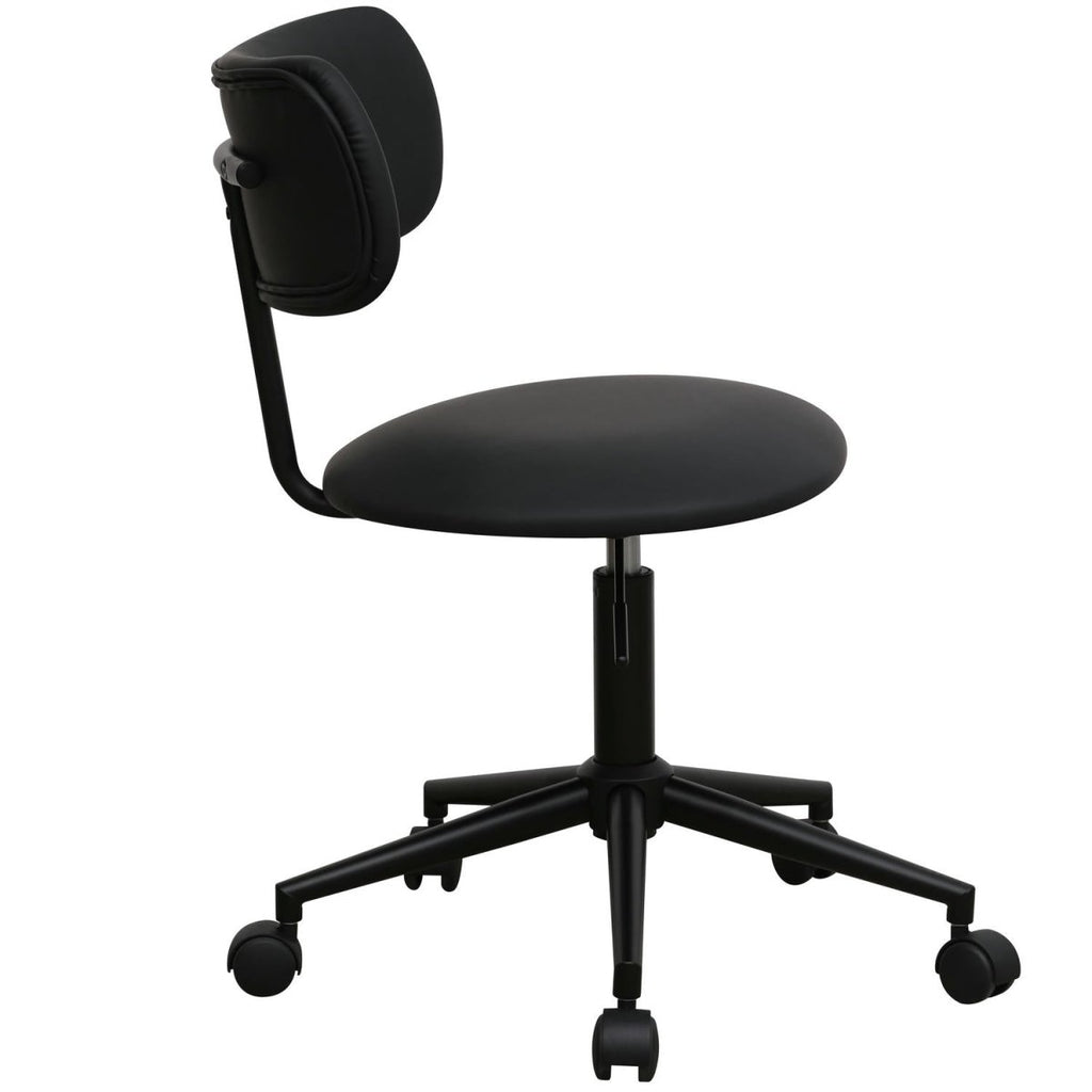 Roxy Bürostuhl - Kunstleder Schwarz - FURNHOUSE