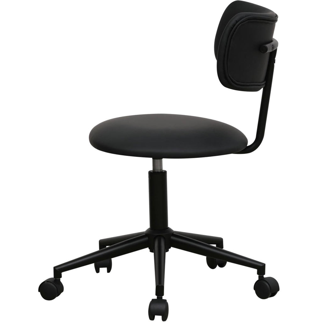 Roxy Bürostuhl - Kunstleder Schwarz - FURNHOUSE