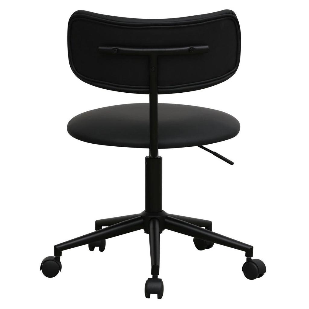 Roxy Bürostuhl - Kunstleder Schwarz - FURNHOUSE