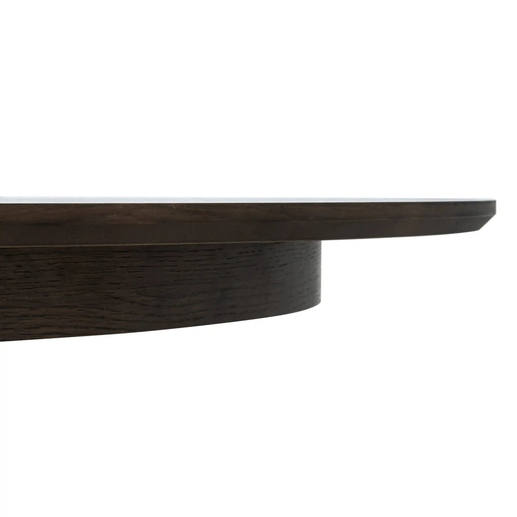 Runder Esstisch ø120 cm Svendborg - Ausziehbar bis 220 cm - Räuchereiche - FURNHOUSE