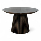 Runder Esstisch ø120 cm Svendborg - Ausziehbar bis 220 cm - Räuchereiche - FURNHOUSE