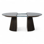 Runder Esstisch ø140 cm Svendborg - Ausziehbar bis 240 cm - Räuchereiche - FURNHOUSE