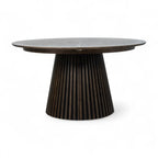 Runder Esstisch ø140 cm Svendborg - Ausziehbar bis 240 cm - Räuchereiche - FURNHOUSE