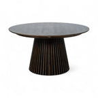 Runder Esstisch ø140 cm Svendborg - Ausziehbar bis 240 cm - Räuchereiche - FURNHOUSE