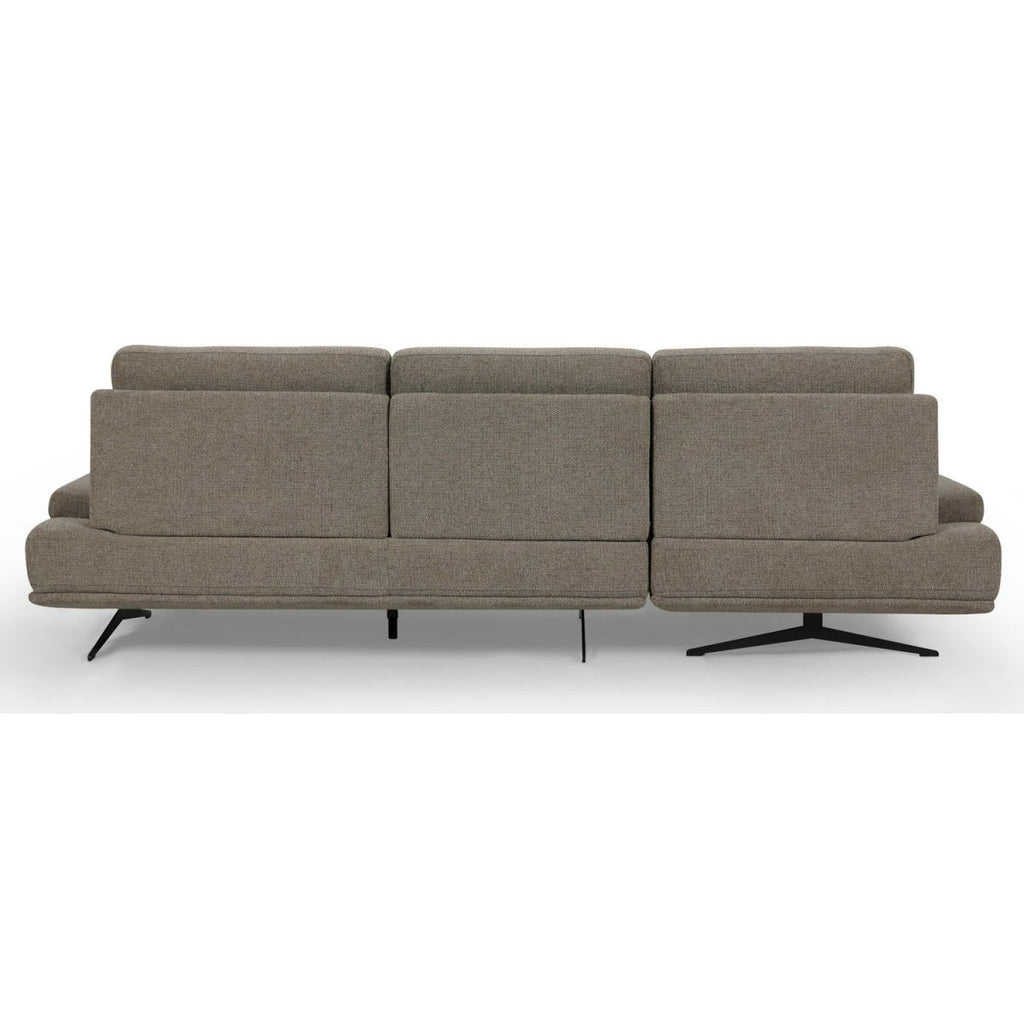 Seattle L-Form Ecksofa Links - Stoffbezug Braun - FURNHOUSE