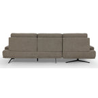 Seattle L-Form Ecksofa Links - Stoffbezug Braun - FURNHOUSE