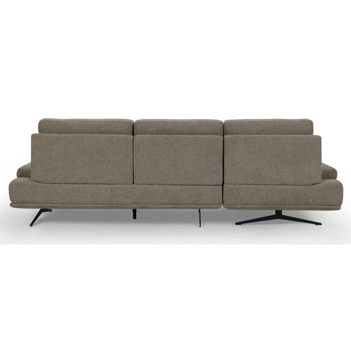 Seattle L-Form Ecksofa Links - Stoffbezug Braun - FURNHOUSE