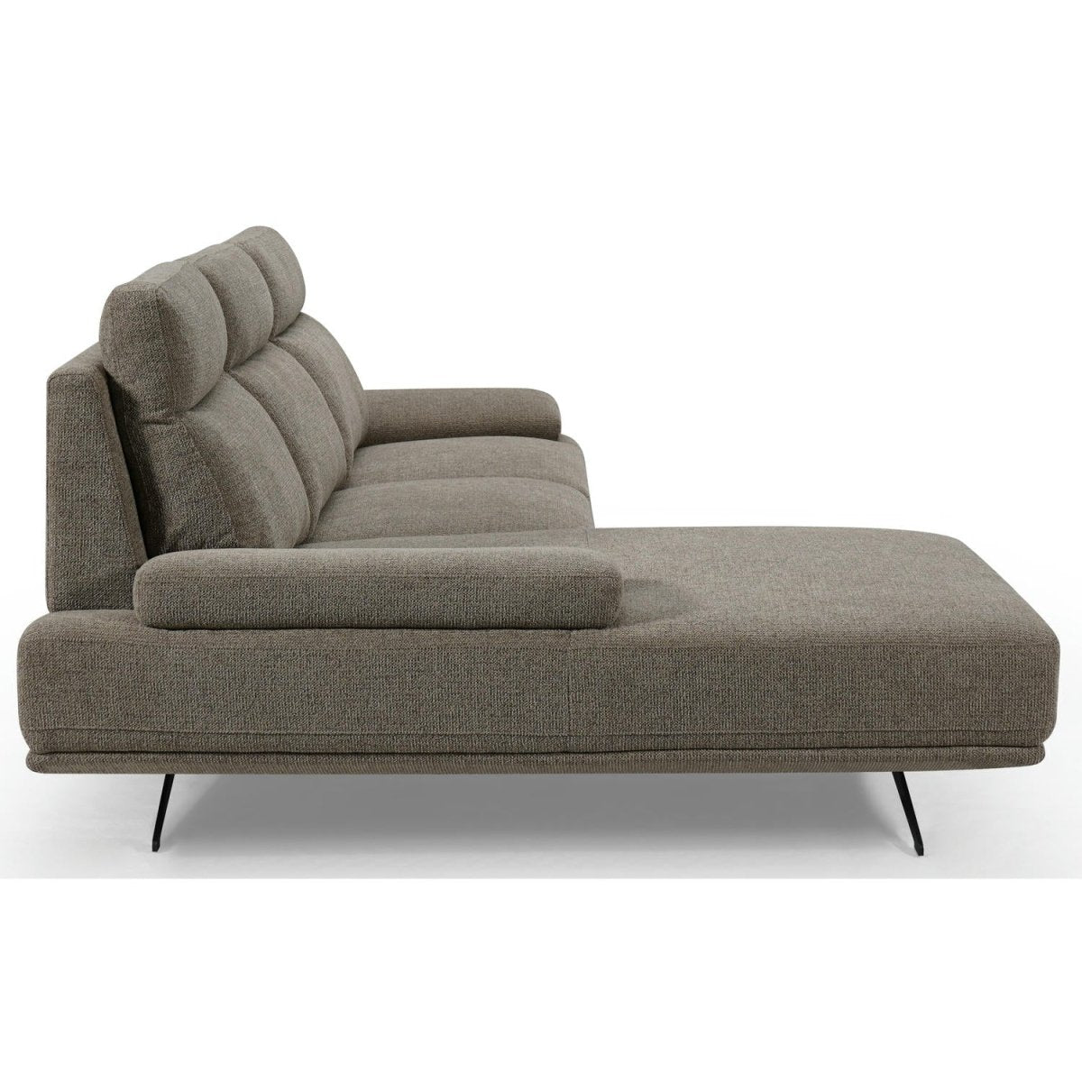Seattle L-Form Ecksofa Links - Stoffbezug Braun - FURNHOUSE