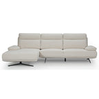 Seattle L-Form Ecksofa Links - Stoffbezug Creme Weiß - FURNHOUSE