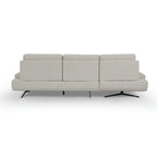 Seattle L-Form Ecksofa Links - Stoffbezug Creme Weiß - FURNHOUSE