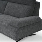 Seattle L-Form Ecksofa Links - Stoffbezug Grau - FURNHOUSE