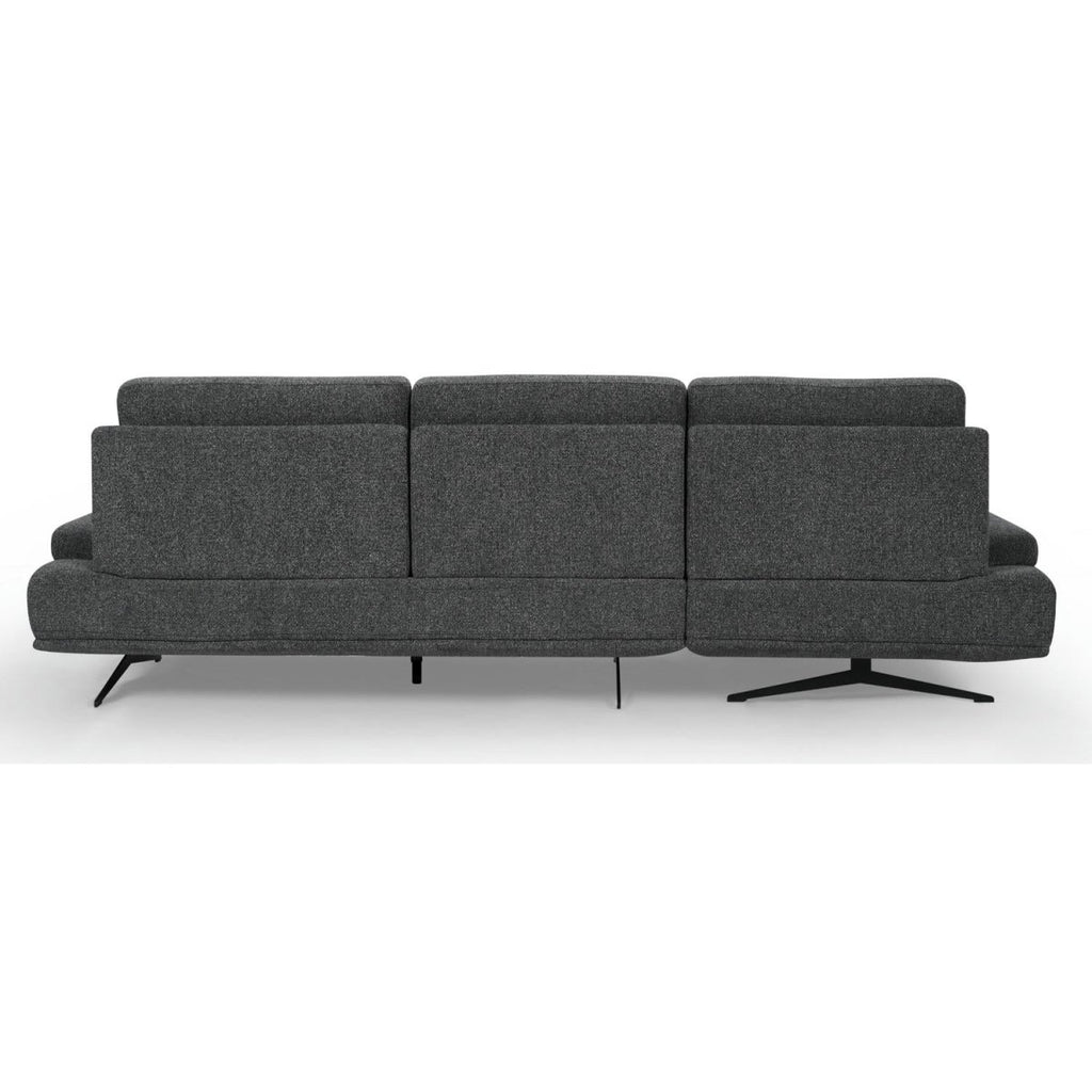 Seattle L-Form Ecksofa Links - Stoffbezug Grau - FURNHOUSE