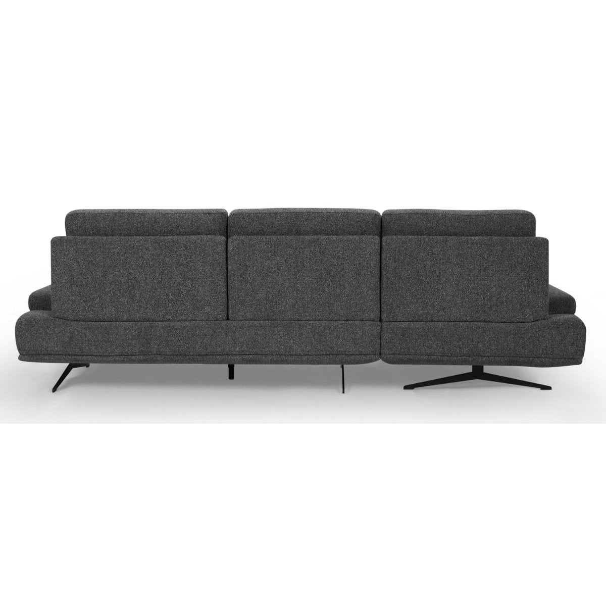 Seattle L-Form Ecksofa Links - Stoffbezug Grau - FURNHOUSE