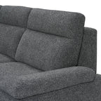 Seattle L-Form Ecksofa Links - Stoffbezug Grau - FURNHOUSE
