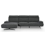 Seattle L-Form Ecksofa Links - Stoffbezug Grau - FURNHOUSE