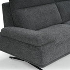 Seattle L-Form Ecksofa Rechts - Stoffbezug Grau - FURNHOUSE