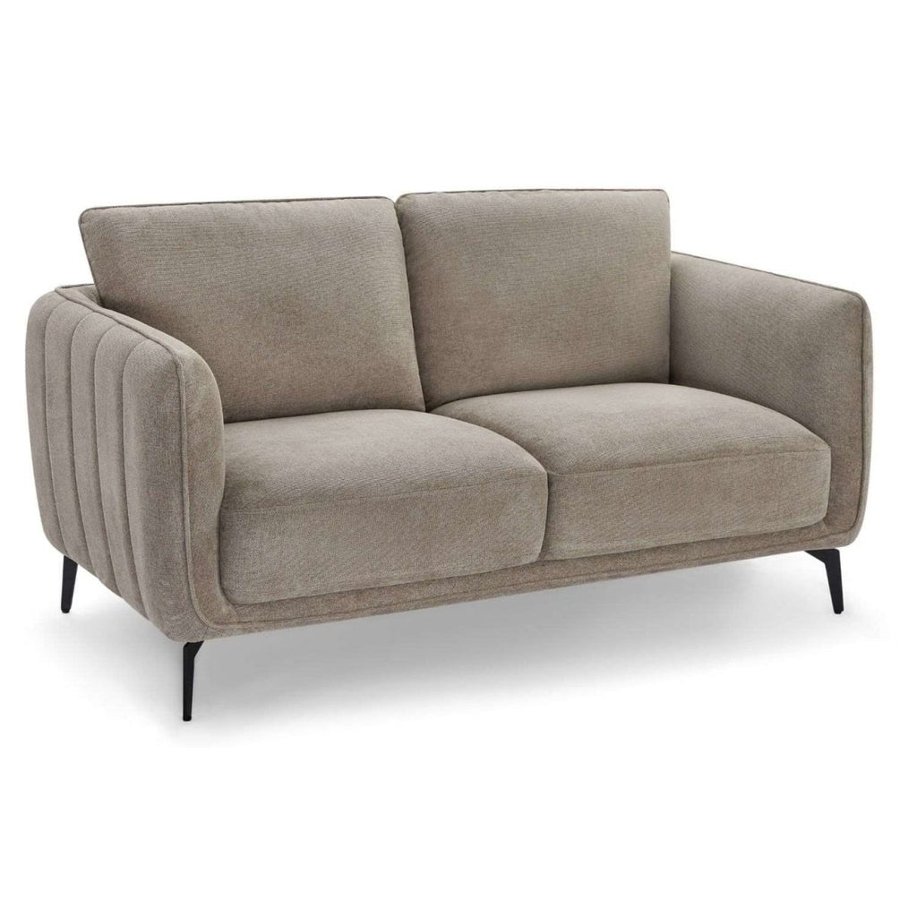 Selena 2-Sitzer Sofa - Stoffbezug Beige - FURNHOUSE