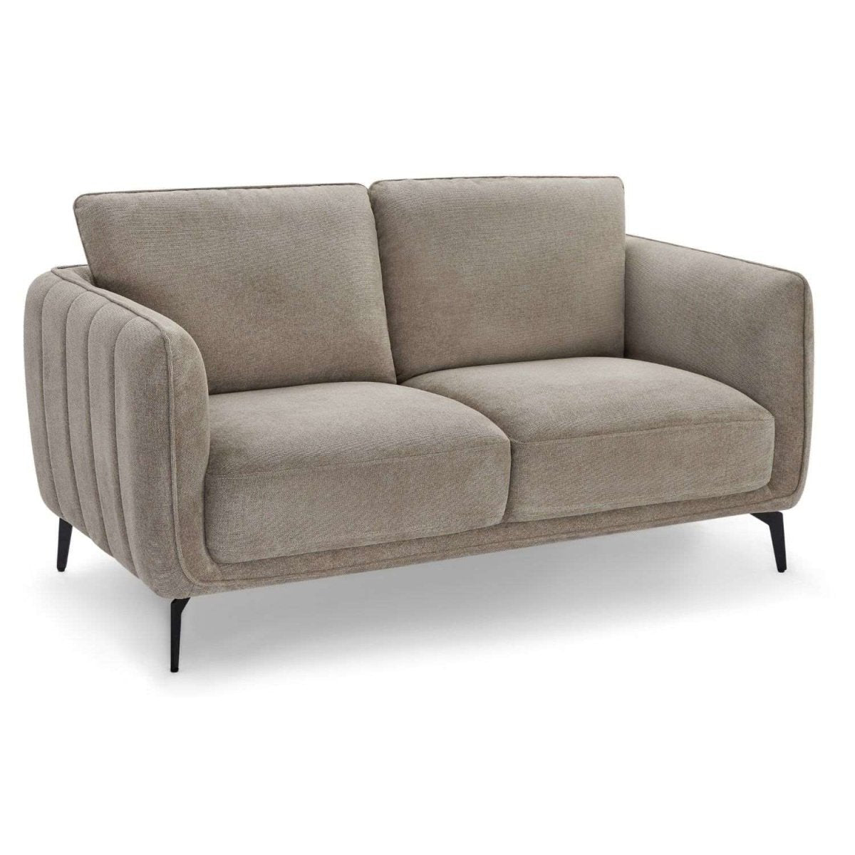 Selena 2-Sitzer Sofa - Stoffbezug Beige - FURNHOUSE