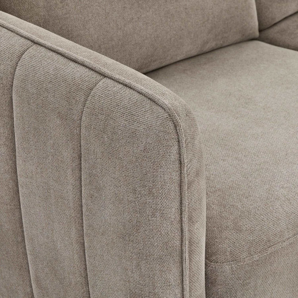 Selena 2-Sitzer Sofa - Stoffbezug Beige - FURNHOUSE