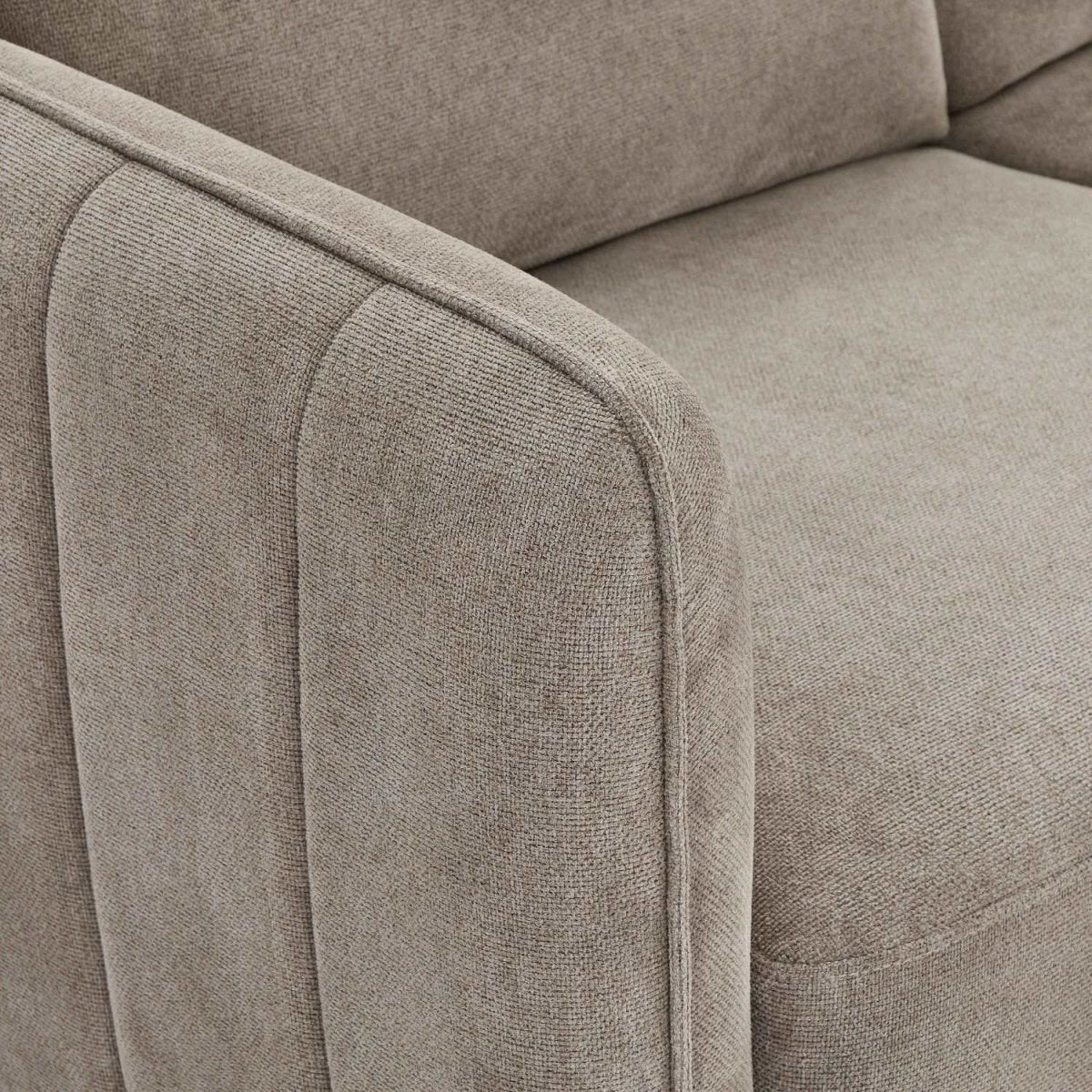 Selena 2-Sitzer Sofa - Stoffbezug Beige - FURNHOUSE