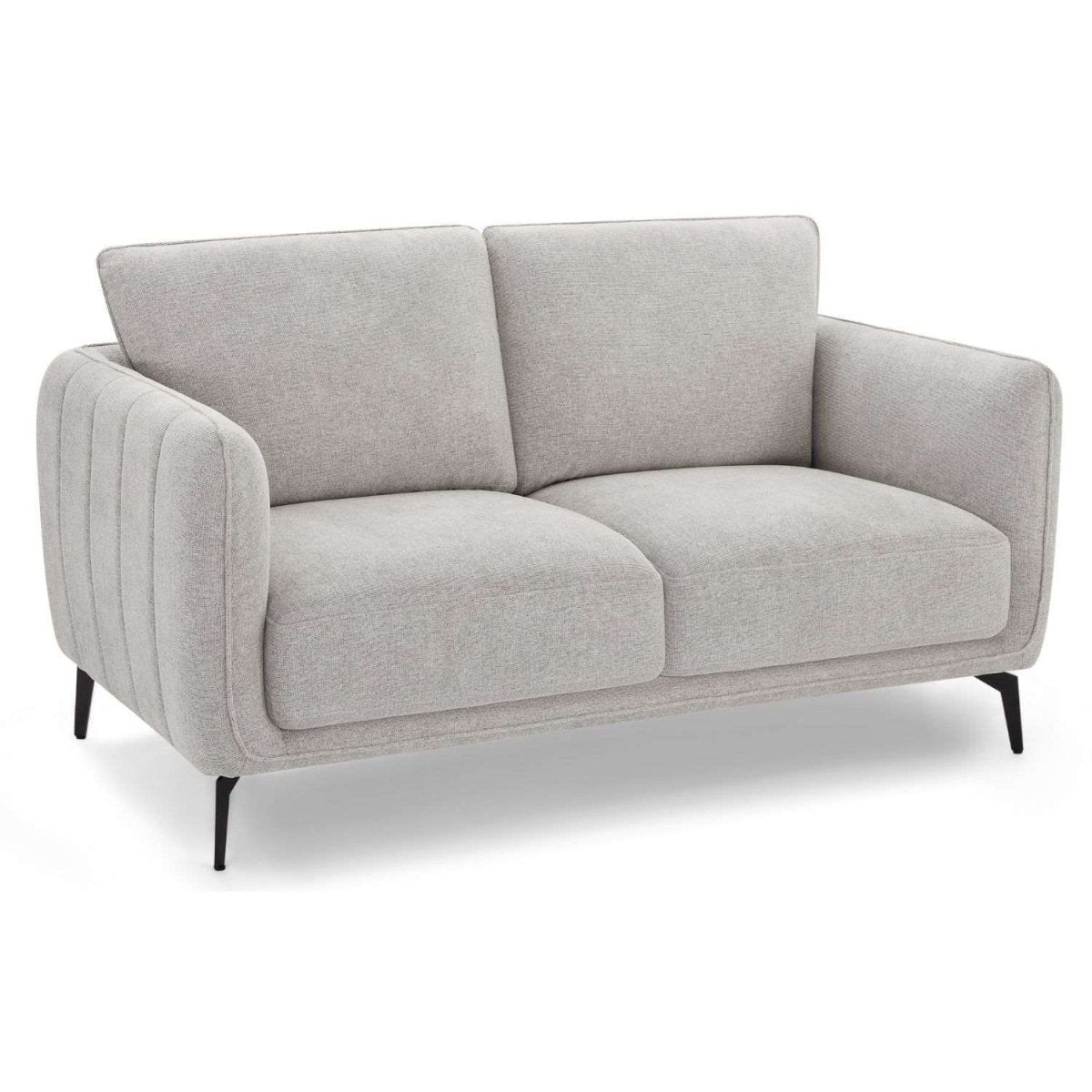Selena 2-Sitzer Sofa - Stoffbezug Grau - FURNHOUSE