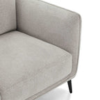 Selena 2-Sitzer Sofa - Stoffbezug Grau - FURNHOUSE