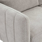 Selena 2-Sitzer Sofa - Stoffbezug Grau - FURNHOUSE