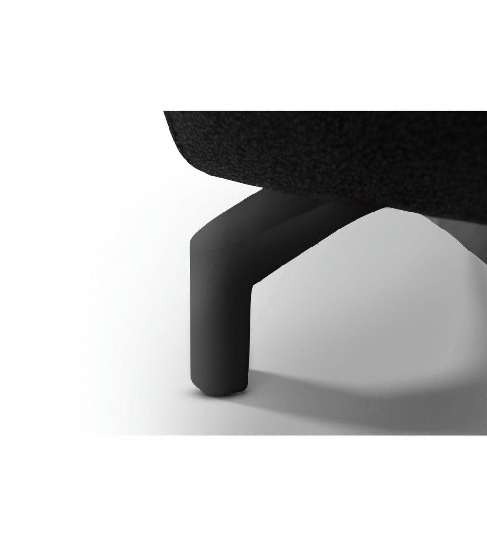 Selesta 2-Sitzer Sofa – mit Elektrische Relaxfunktion, USB - Stoffbezug Schwarz