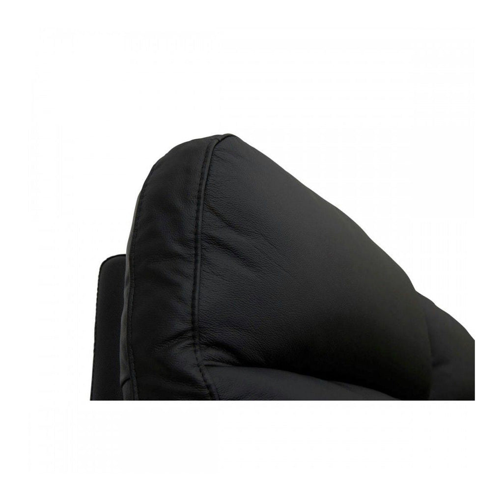 Sitz- und Rückenpolster im Detail, 2-Sitzer Relaxsofa Selesta Schwarz
