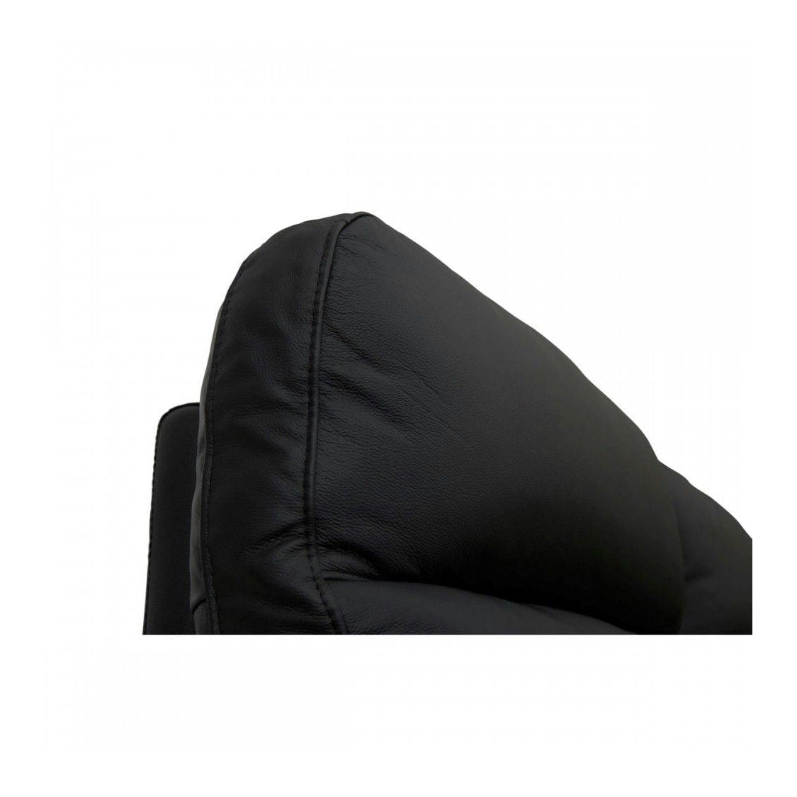 Sitz- und Rückenpolster im Detail, 2-Sitzer Relaxsofa Selesta Schwarz