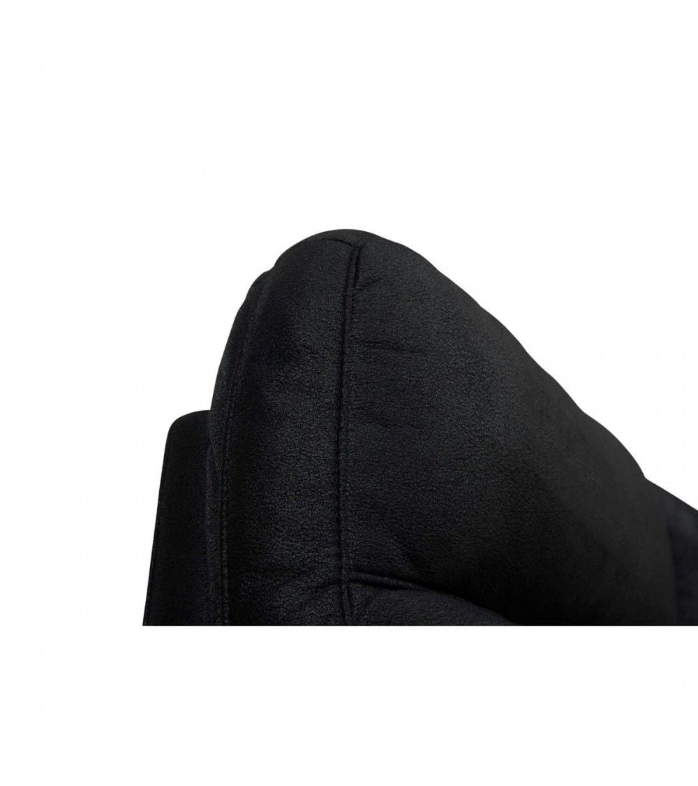 Selesta 2-Sitzer Sofa – mit Elektrische Relaxfunktion, USB - Stoffbezug Schwarz - FURNHOUSE